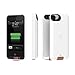 Duracell Powermat PowerSnap Kit - Wireless Charging Case and Backup Battery for iPhone 5 (White)