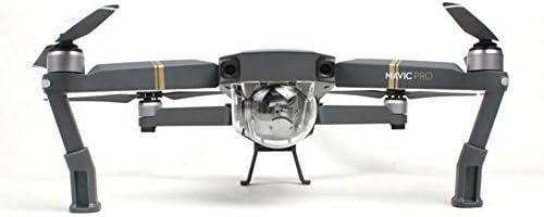 Hobbylane Extended Landing Gear Lengthened Support Safety Landing Bracket Guard Protector for DJI Mavic Pro Quadcopter Drone, Grey