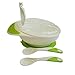 Baby Toddler Stay Put Suction Bowl (Green)