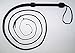 8 Foot Long 16 Plait BLACK NYLON SHOT LOADED Real Bullwhip Whip Bull Whips SKU# SNY88