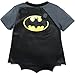 Warner Bros. Batman Toddler Boys' T-shirt with Cape  Grey (2T)