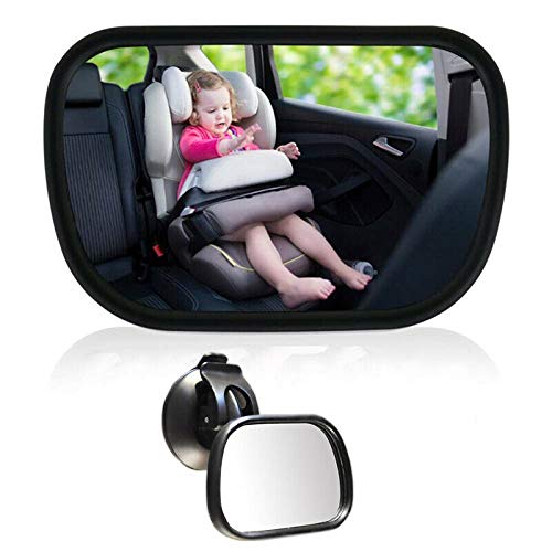 Car interior mirror rear seat mirror suction cup rearview mirror child safety
