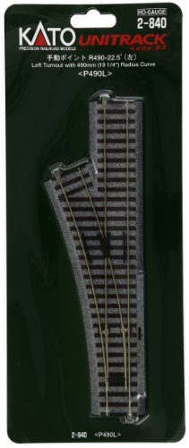 HO #4 Manual Left-Hand Turnout