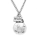 Rinhoo Wish Necklace Real Dandelion Seed Necklace Floating Charms Pendant Necklace Bridesmaids Gift