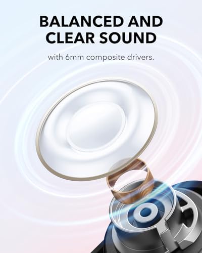 by Anker A30i, Kabellose Kopfhörer, Smartes Noise Cancelling
