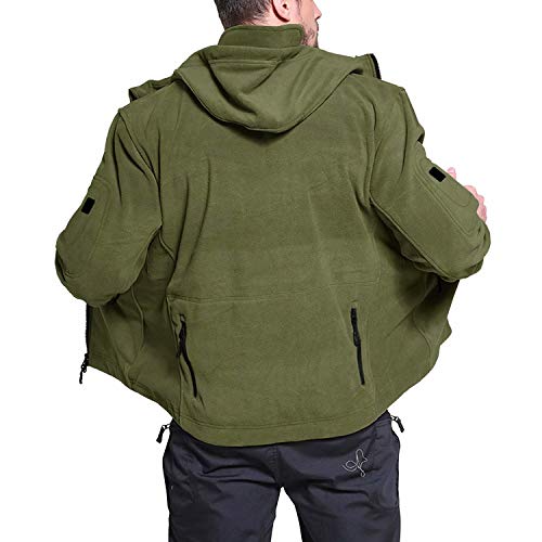 hooded army jacket