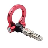 Yunan Racing Tow Towing Hook for Universal BMW European Car Auto Trailer Ring (Red)