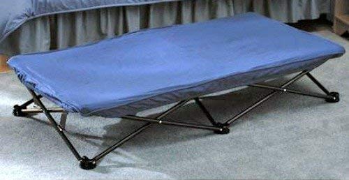 Kids, Child Size, Toddler, Portable, Travel Sleeping Cot (Blue)