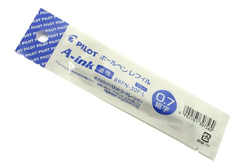 Pilot BRFN-30F-L Acro Ballpoint Pen Refill for Cavalier, Acro Drive, Fine Point, Blue