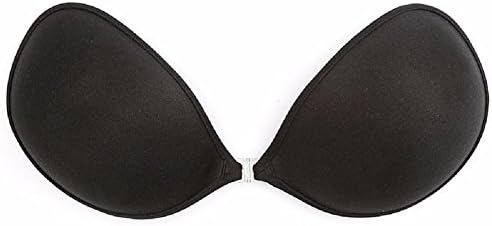The StickieBra Company Women's StickieBra's Backless Strapless Invisible Petal Bra A Cup Black