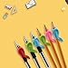 Pencil Grips，Pencil Holder Pen Writing Aid Grip,Holder Writing Aid Grip Posture Correction Training Learning Tool Finger Grip for Adult Children Kindergarten Toddler Kids