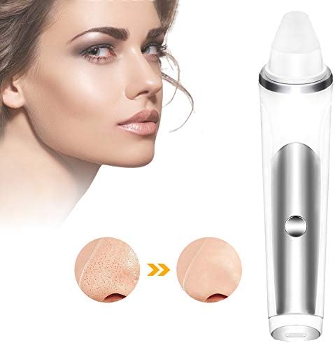 Blackhead Remover, Electric Blackhead Vacuum Pore Cleaner, Skin Facial Pore Vacuum Cleaner with 4 Replaceable Suction Probes, Facial Skin Comedo Cleaner for Women & Men