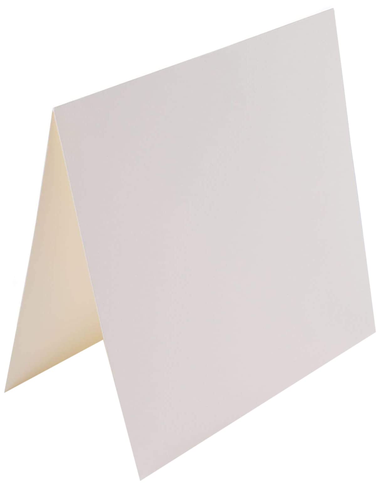 Vaessen Creative Large Square Florence Blank Craft Cards, Ivory, Set of 25, Matching Envelopes Available,6.1 x 6.1 inches
