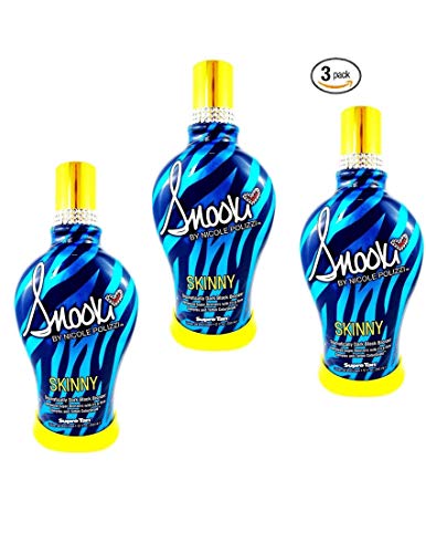 3 Pack of 2014 SNOOKI SKINNY DARK BLACK BRONZER FIRMING INDOOR TANNING BED LOTION SUPRE, 12 oz (Three Units Per Order, 36 FL OZ TOTAL) - Thumbnail 3