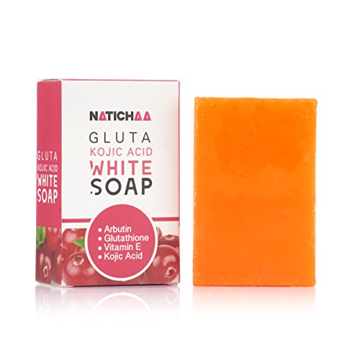 Glutathione & Kojic Acid Whitening Soap - Natural Skin Lightening - Deeply Nourish Your Skin & Reduce Roughness - Remove Dead Skin Cells & Acquire A Smooth Facial & Body Complexion