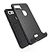 Phone Case for Google Pixel 2XL with Tempered Glass Screen Protector Cover and Credit Card Holder Slim Hard Wallet Hybrid Cell Accessories Kickstand Pixel2XL Pixel2 2 XL Two LX Cases Women Men Black