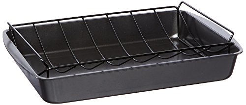 Euro-Home SS-DK-EW569 Gorgeous Large Roaster with V-Rack in Display, Multicolor