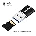 Rocketek Aluminum USB 3.0 Portable Memory Card Reader Adapter for Micro SD Card/TF Card Reader Adapter primary