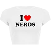 Woxlica I Heart Top y2k Graphic Baby Tees Summer Crop Top for Women