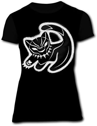 wdwi287 Fashion Panther King Womens Tee T-Shirt 3D Prints Costume L