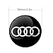 4PCS 56MM 2.22 inches Auto Car Styling Accessories Emblem Badge Decal Sticker Wheel Hub Caps Centre Cover fit for Audi