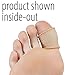 NatraCure Gel Tube Cushion Sleeves (Large) – 2 Piece Trim-to-Fit Tubing Set – (Relieves and Protects Corns, Blisters, Hammertoes, Calluses, Toes) - 1201-M CAT
