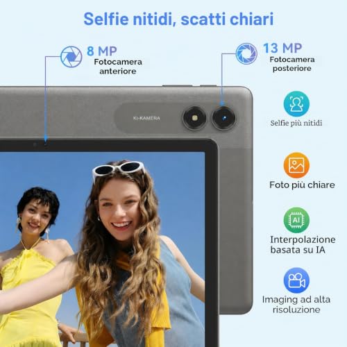 T50 Android 16 Tablet 11 Inch Offer, 24GB RAM + 128GB ROM (Expandable up to 2TB), Octa-Core Unisoc T7250 Processor, 8000mAh Battery, Dual Band 5G WiFi, IPS Screen 2K 90Hz, 13MP Camera