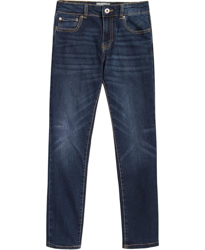 Lucky Brand Boys' Authentic Skinny Stretch Denim Jeans, 5-Pocket Style, Zipper…