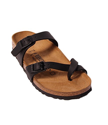Birkenstock women s mayari black birko-flor sandal 38 n…