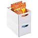 mDesign Kitchen Cabinet and Pantry Storage Organizer Bin - Deep, White