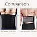 Hero Selected Sweat Waist Trimmer, Neoprene Waist Trainer Adjustable Widened Ab Belt for Men-Weight Loss/Back Support