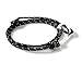 VIRGINSTONE Silver Fish Hook Bracelets on Colorful Nylon Ropes