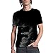 Game of Thrones HBOs Stark Splatter Mens Black T-Shirt S