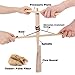 Housolution Fire Bow Drill Kit, Primitive Fire Making Tool Wood Fire Starter by Friction for Outdoor Survival Practice, Kids Educational Learning and Bushcraft Training – Burlywoodthumb 2
