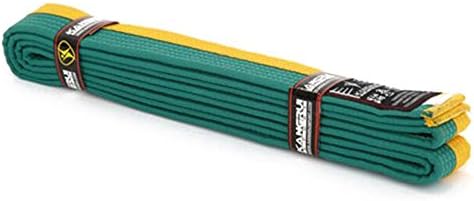 TAEKWONDO BELT KARATE BELT COLORFUL BELT FOR VARIOUS GRADES YELLOW GREEN 2.8M