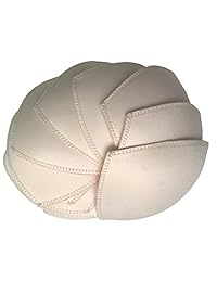 6 pares brasier Pad Insertar para brasier deportivo o bikini Tops 5 x 5 inch ( Beige)