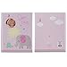 C.R. Gibson Stepping Stones Baby Memory Book For First Five Years Girls