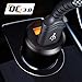 Car Charger 36W Fast Charging, JSAUX All Metal Dual USB QC 3.0 Cigarette Lighter Adapter with USB-C Cable[3.3ft] Compatible with Samsung Galaxy S10/S9/S8 Plus, Note 9/8, iPhone 7/8 Plus/X/XR/XS-Black