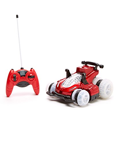 Mindscope Red Hoverquad XL Radio Control RC Stunt Action Light Up LED Vehicle 27 MHz