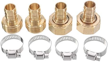 Beho 3 4 Nptブラスオスメスコネクタガーデンホース修理クイックコネクト水道管継手