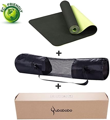 QUBABOBO TPE Non-slip Yoga Mats For Outdoor Sports Fitness Slim Yoga Gym Exercise Mats Environmental Tasteless Pad Fitness Mat Sport