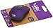 SHHHMOUSE Silent Wireless Mouse for Laptop Small Compact Cordless Computer Mice with USB 2.4 GHz – Quiet Click, 3 DPI Levels, Travel Mouse – Portable for PC, Chromebook [Purple]