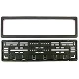 Ramanta ABS Universal CAR Number Plates Frame (Number Plates Holders) Front and Back Compatible for EcoSport, (Set of 2)