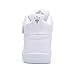 QANSI Performance Leather High Top Lace Up Street Sneakers Outdoor Sports Shoes White 9 M US