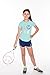 Girls Tennis 2' Piece Set - with T-Shirt Top and Tennis Shorts - Large Navy
