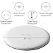 Qi Wireless Charger Pad for iPhone 8 / 8 Plus, iPhone X, Samsung Galaxy Note 8 / S8 / S8 Plus, S7 / S7 Edge and Qi-Enabled Devices (White)
