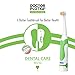 Doctor Plotka's Mouthwatchers Antimicrobial Floss Bristle Silver Electric Power Toothbrush, Green