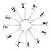 Generic Oral-B Deep Sweep Replacement Electric Toothbrush Head - Pack of 12