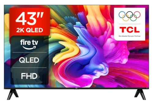 43SF560 – 43-inch QLED Direct Smart Full HD LED TV with Fire TV and HDR, Metallic Design, Frameless