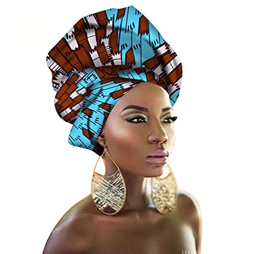 image for Dolly Dolly African Traditional Headwrap Scarf Tie, Multi-Color Urban 